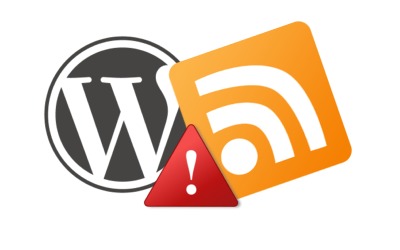 Nefunkční RSS ve WordPressu — xml parsing error syntax